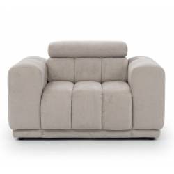 Fotelis GUSTO rusvas