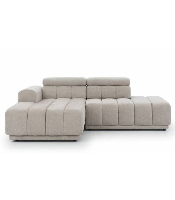 Minkštas kampas GUSTO 236x179 rusvas