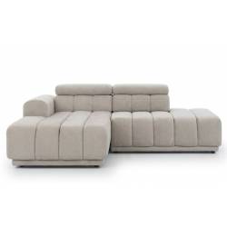 Minkštas kampas GUSTO 236x179 rusvas