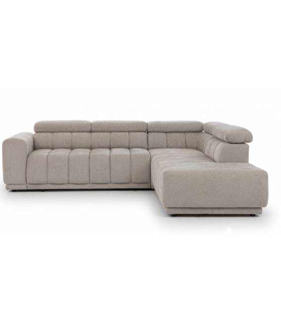 Minkštas kampas GUSTO 282x234 rusvas