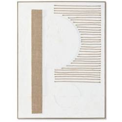 Paveikslas ARTON-A 93x123 baltas/rudas