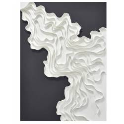 Paveikslas RELIX 100x140 juodas/baltas