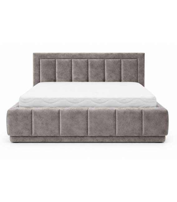 Miegamojo lova GUSTO 205x226 rusvai pilka