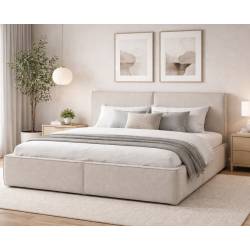 Miegamojo lova FINDY 201x226 pilka