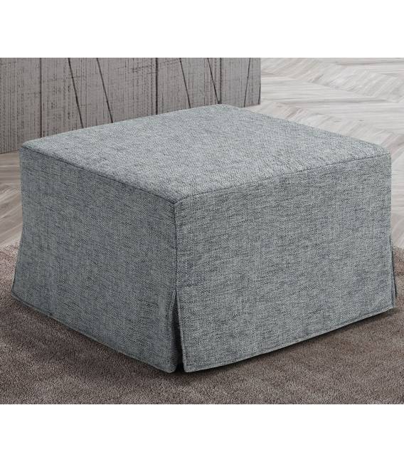 Pufas HERO 77x77 pilkas