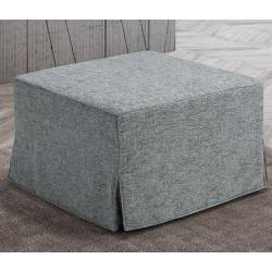 Pufas HERO 77x77 pilkas