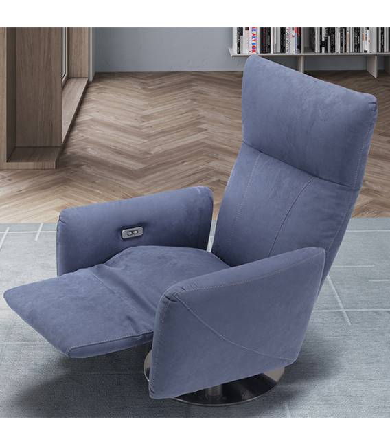 Fotelis PLAGE mėlynas