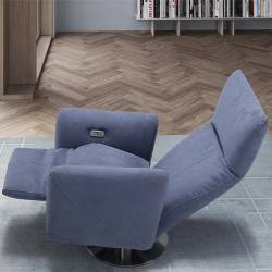 Fotelis PLAGE mėlynas