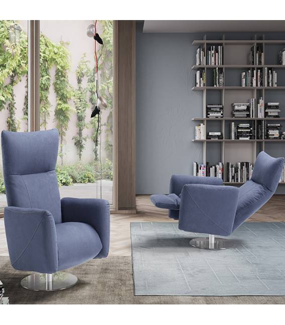 Fotelis PLAGE mėlynas