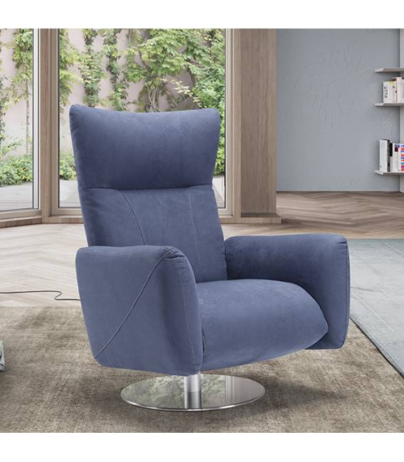 Fotelis PLAGE mėlynas