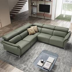 Minkštas kampas MOTTETTO 295x296 žalias