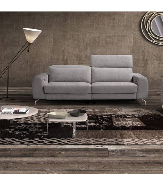 Sofa MORGANA 216x107 šviesiai pilka