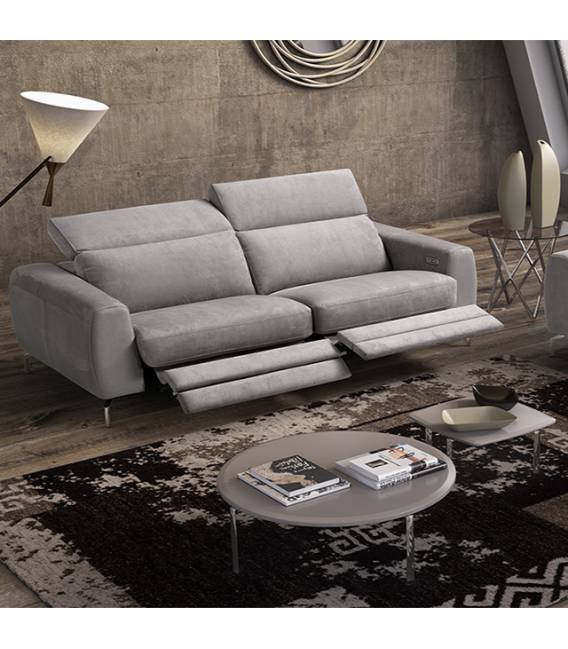 Sofa MORGANA 216x107 šviesiai pilka