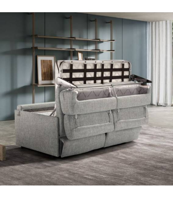 Sofa-lova MIDLAND 215x98 pilka