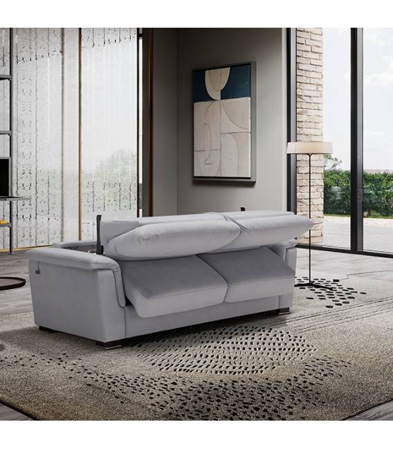 Sofa-lova MIDLAND 215x98 pilka