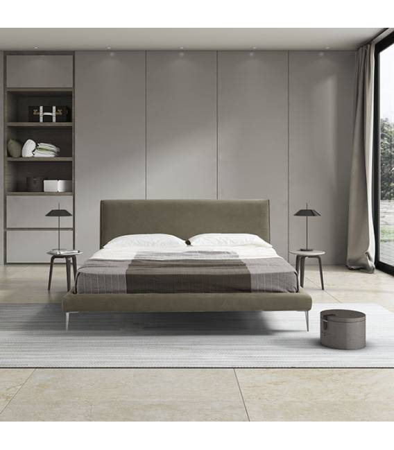 Miegamojo lova MERCURY 210x178 žalsva