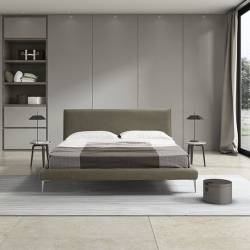 Miegamojo lova MERCURY 210x178 žalsva