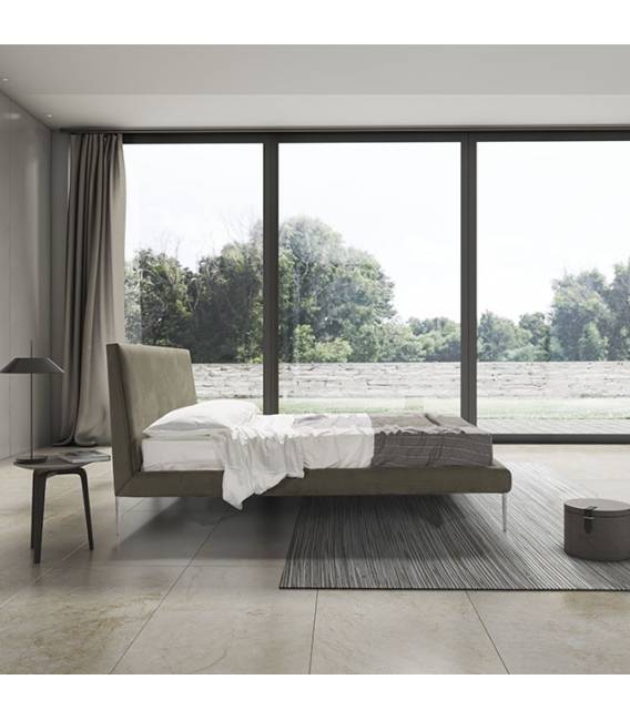 Miegamojo lova MERCURY 210x178 žalsva