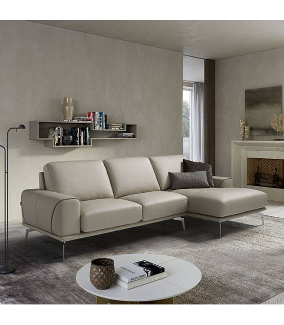 Minkštas kampas KAYLEE 306x154 beige