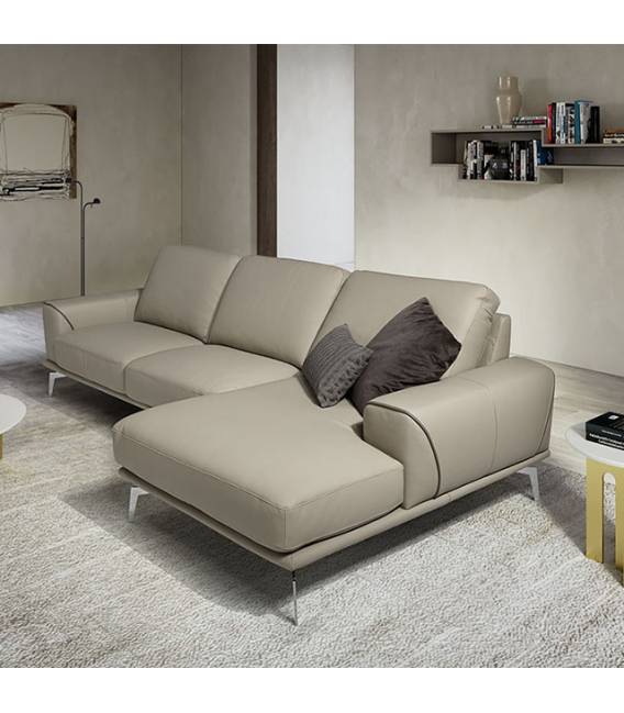 Minkštas kampas KAYLEE 306x154 beige