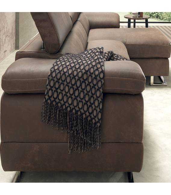 Minkštas kampas INVICTUS 277x165 rudas