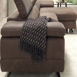 Minkštas kampas INVICTUS 277x165 rudas