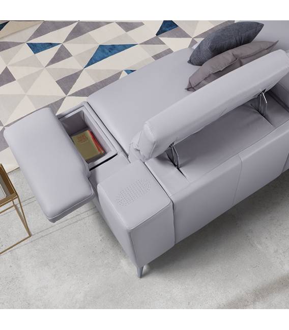 Sofa HYPNOSE 238x107 pilkšva