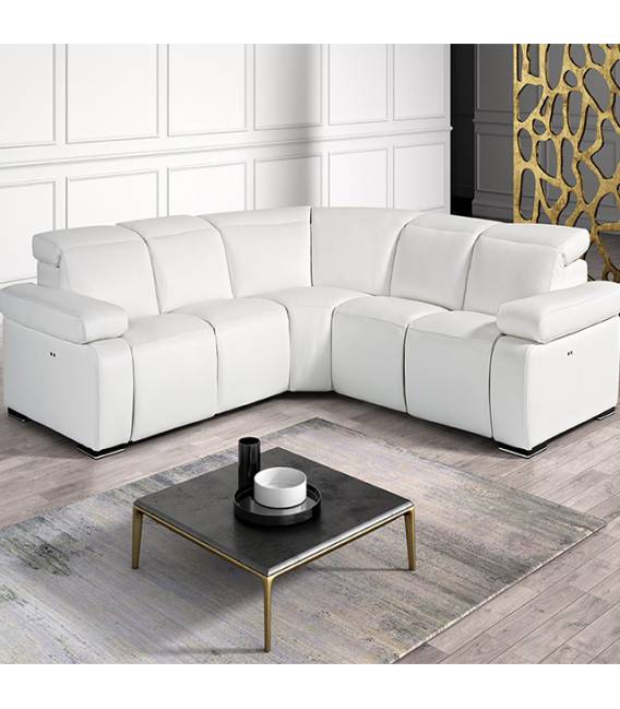 Minkštas kampas HYDING 275x275 baltas