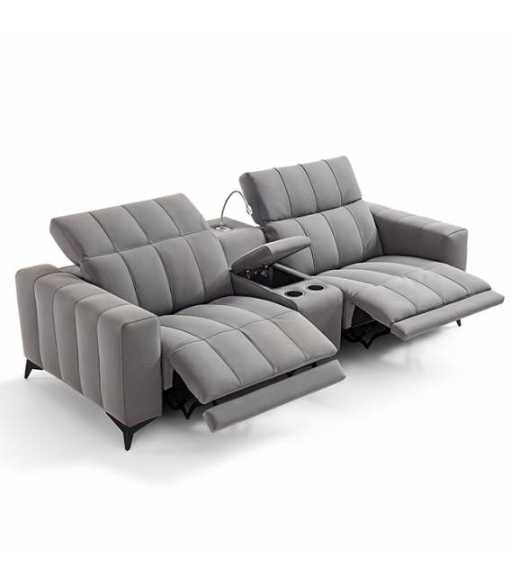 Sofa DORIAN 226x110 pilka