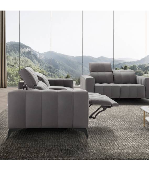 Sofa DORIAN 226x110 pilka