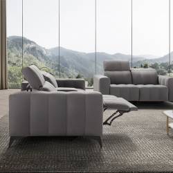 Sofa DORIAN 226x110 pilka