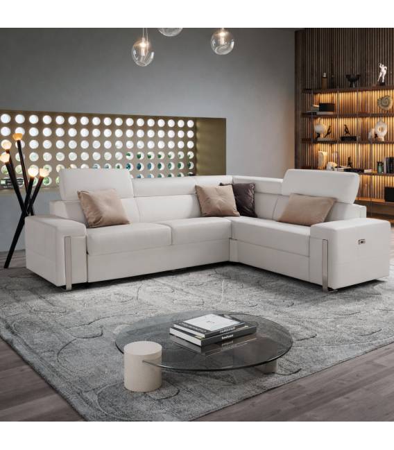 Minkštas kampas BOGART 312x272 kreminis