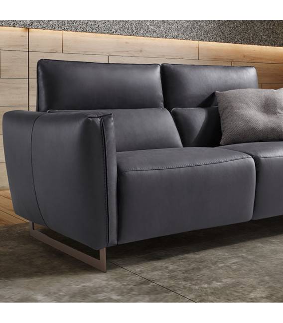 Sofa BACCARAT 160x95 tamsiai pilka