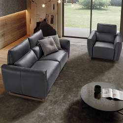 Sofa BACCARAT 160x95 tamsiai pilka