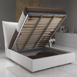 Miegamojo lova ALEXIA 184x214 balta