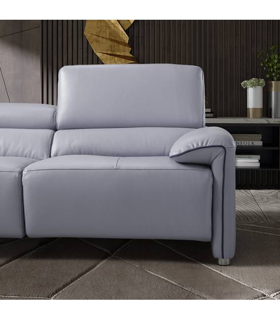 Minkštas kampas BROOKLYN 242x245 pilkas