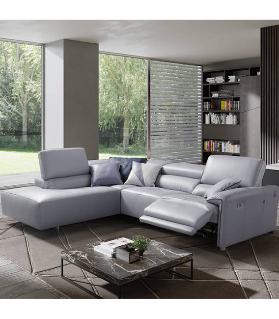 Minkštas kampas BROOKLYN 242x245 pilkas