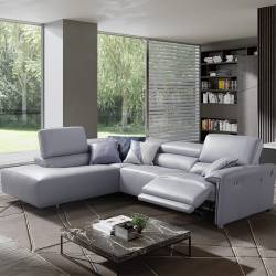 Minkštas kampas BROOKLYN 242x245 pilkas