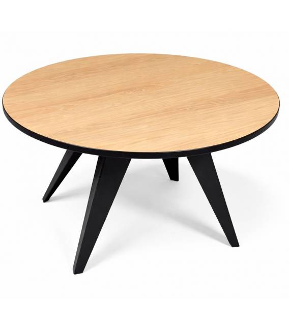 Kavos staliukas FEREO Ø75 Natural Hickory