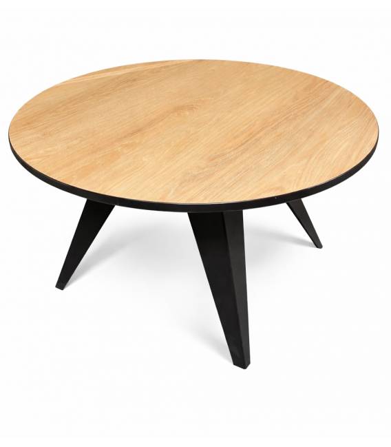 Kavos staliukas FEREO Ø75 Natural Hickory