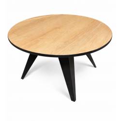 Kavos staliukas FEREO Ø75 Natural Hickory