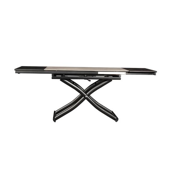 Transformuojamas kavos staliukas BERGAMO 120(200) šviesiai pilkas