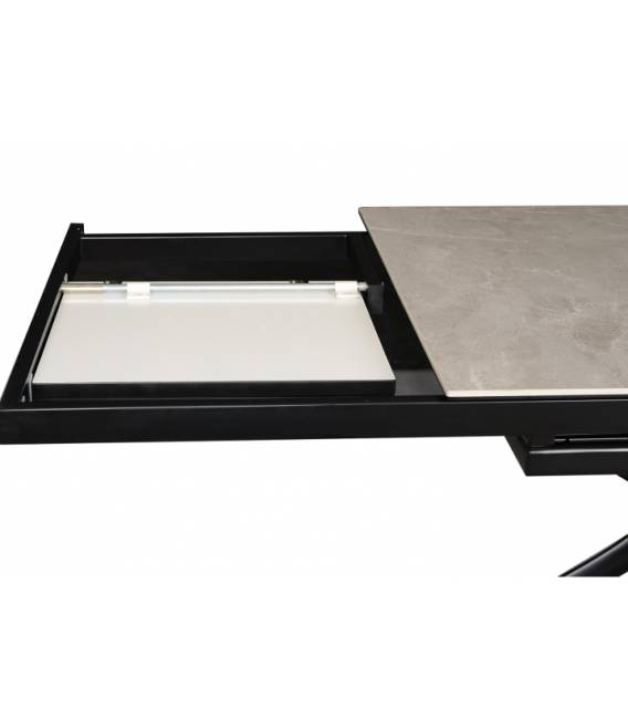 Transformuojamas kavos staliukas BERGAMO 120(200) šviesiai pilkas