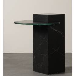 Šoninis staliukas ASPRA 45x50 juodas