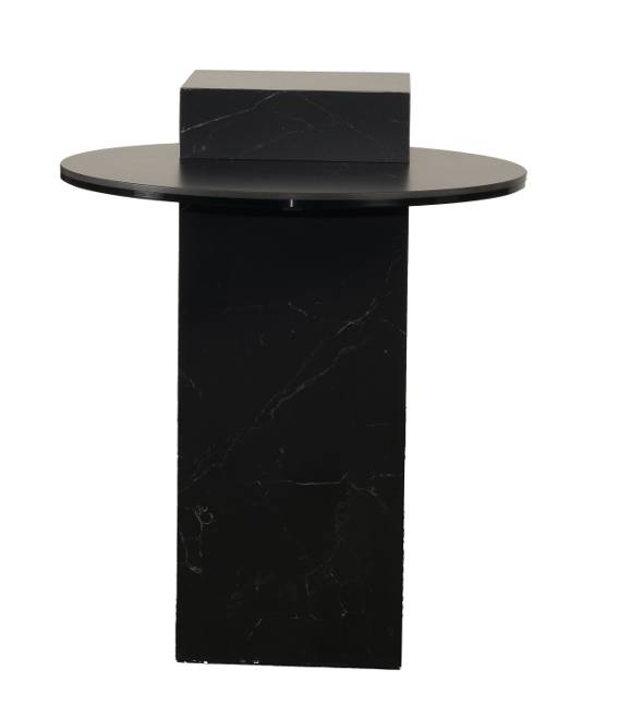 Šoninis staliukas ASPRA 45x50 juodas