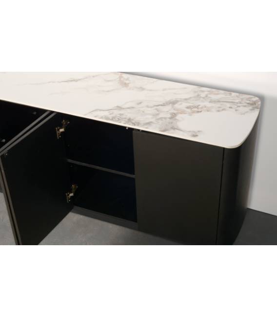 Komoda AMALFI 178x45 balta su rudu