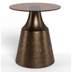 Šoninis staliukas 25176 Ø70 rudas