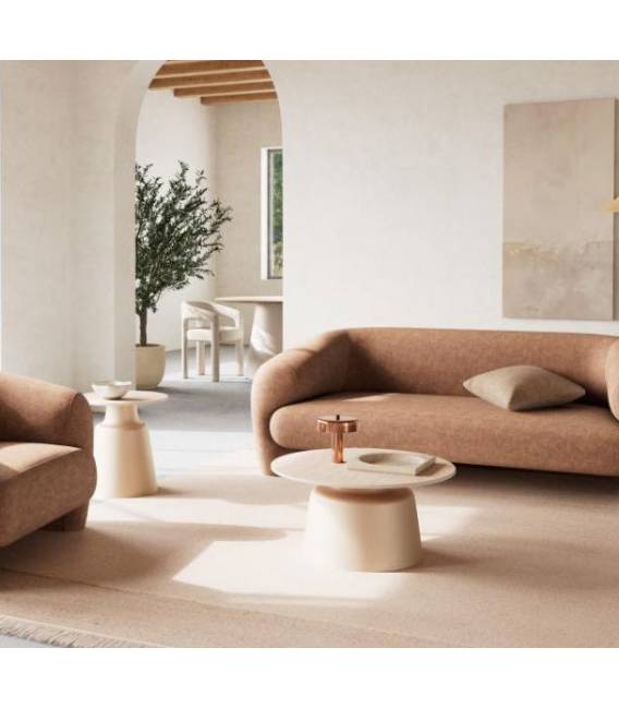 Kavos staliukas 025006 Ø70 rusvas