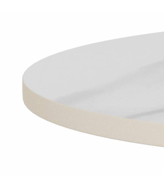 Šoninis staliukas 025005 Ø45 baltas/juodas