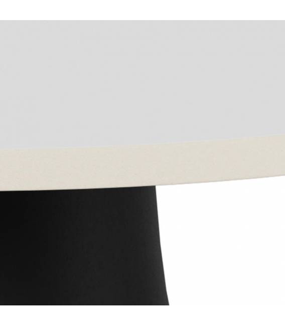 Šoninis staliukas 025005 Ø45 baltas/juodas